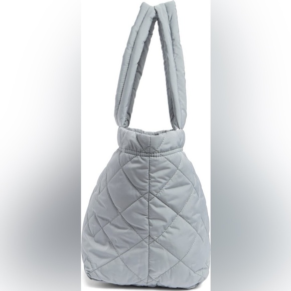 NEW Marc Jacobs Gray Quilted Tote Bag - Picture 4 of 8